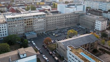 Blick auf die ehemalige 'Stasi-Zentrale. Campus für Demokratie'.