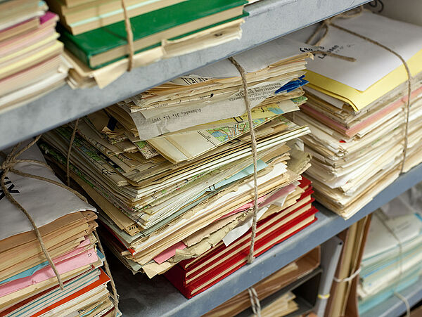 Aktenbündel im Stasi-Unterlagen-Archiv Berlin Aktenbündel im Stasi-Unterlagen-Archiv Berlin