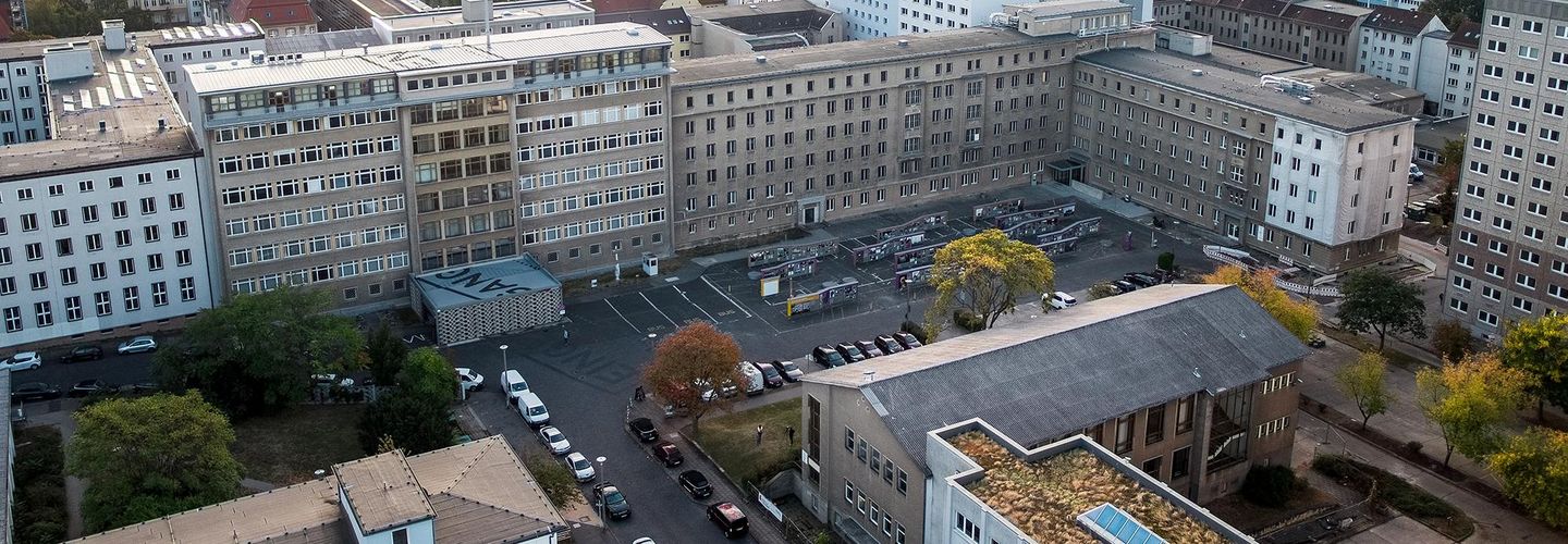 Blick auf die ehemalige Stasi-Zentrale